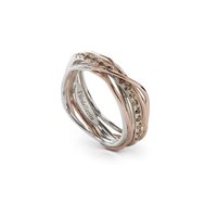 Anello Rubinia Donna Classic Collection Filo Della Vita in Oro Diamante AN7ARBR-12 - AN7ARBR-12
